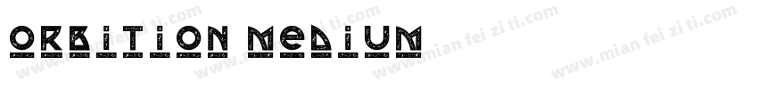 orbition medium字体转换